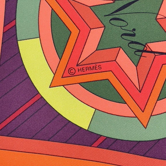 NWT Hermès scarf Carre 90 “La Rose des Vents” in Multi Color - Picture 5 of 10